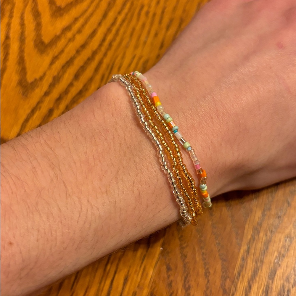Colorful Beaded Bracelet Set